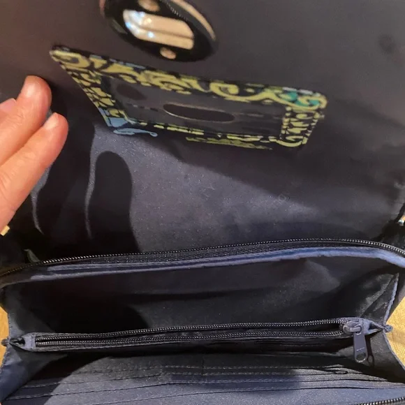 ❤️VERA BRADLEY CARIBBEAN SEA CROSSBODY - Picture 7 of 8